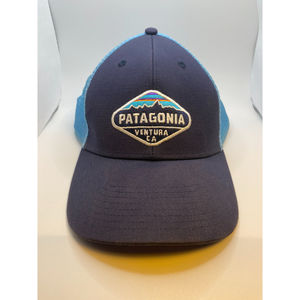 Patagonia Ventura California Mesh Snap Back Hat One Size Fits Most Blue
